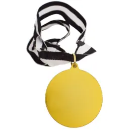 Iron Medal & Ribbon Gold Back